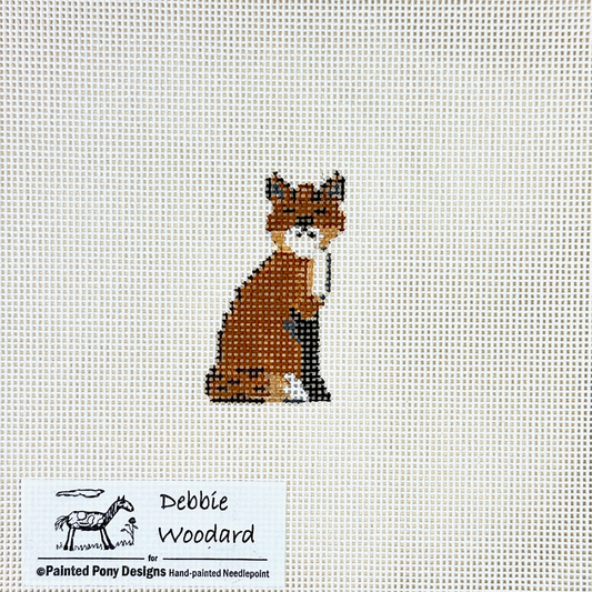 Painted Pony Designs Mini Fox Needlepoint Canvas