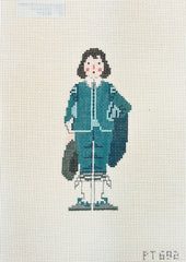 Painted Pony Designs Petei Blue Boy Needlepoint Canvas