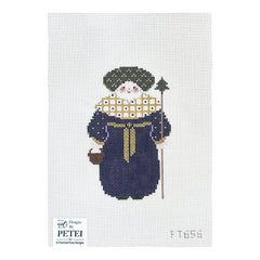 Painted Pony Designs Petei Santas: Elizabethan Santa Needlepoint Canvas