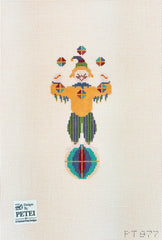 Painted Pony Designs Petei Juggling Clown Needlepoint Canvas