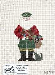 Painted Pony Designs Petei Santas: Country Santa Needlepoint Canvas