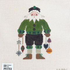 Painted Pony Designs Petei Santas: Decorating Santa Needlepoint Canvas