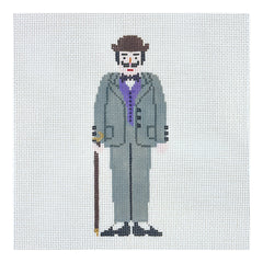 Painted Pony Designs Petei Hercules Poirot Needlepoint Canvas