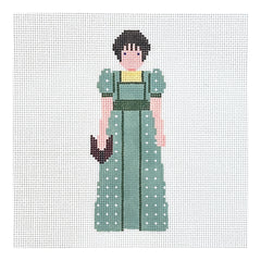 Painted Pony Designs Petei Pride & Prejudice: Elizabeth Bennett Needlepoint Canvas