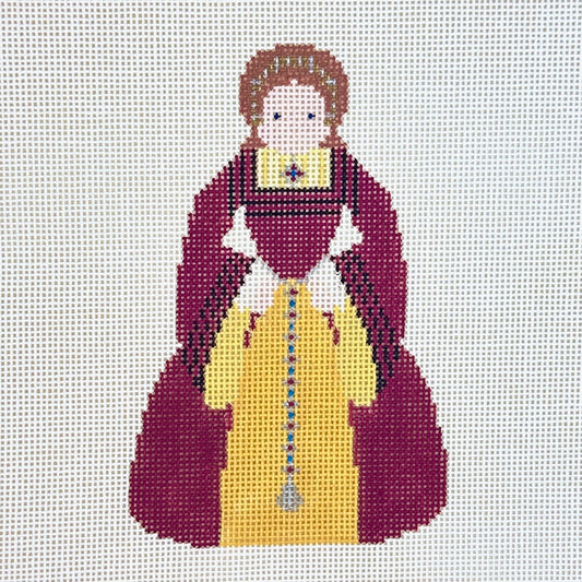 Painted Pony Designs Petei Royals: Catherine Howard Needlepoint Canvas