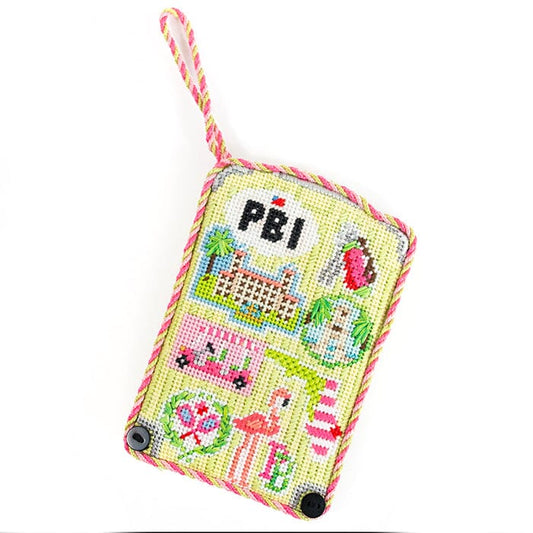 Needlepoint To Go Palm Beach Globe Trotter Needlepoint Canvas