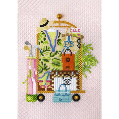 Needlepoint To Go Palm Beach Luggage Cart Needlepoint Canvas