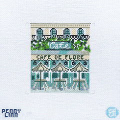Penny Linn Evelyn Henson Cafe de Flore Needlepoint Canvas