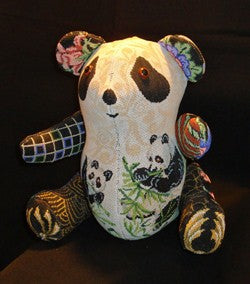 Patti Mann 3D Bear Panda Bear Theme Needlepoint Canvas