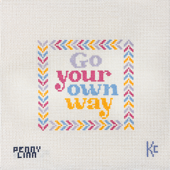 Penny Linn Kyra Cotter Go Your Own Way Needlepoint Canvas
