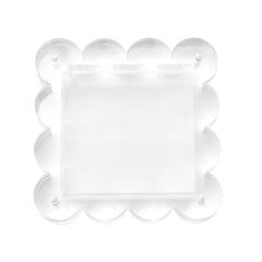 Penny Linn Scallop Acrylic Frame - 4 Inch Square