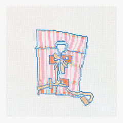 Petite Palm Stitchery Life Jacket Needlepoint Canvas