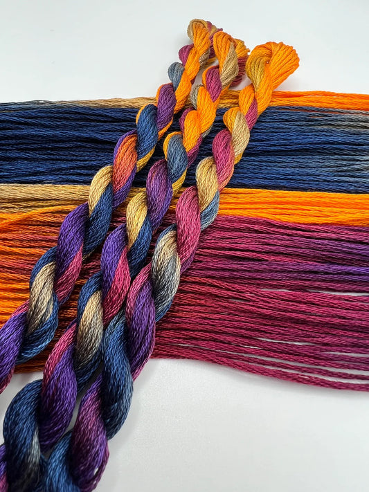 Pirate + Robin Variegated 6 Strand Embroidery Floss - Equinox