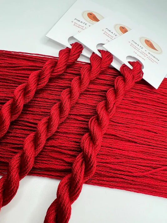 Pirate + Robin 6 Strand Embroidery Floss - Redstone