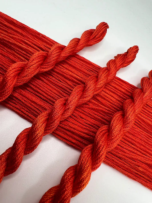 Pirate + Robin 6 Strand Embroidery Floss - Tangerine