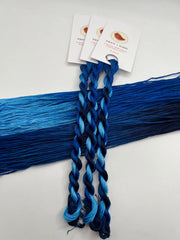 Pirate + Robin Variegated 6 Strand Embroidery Floss - Tekhelet