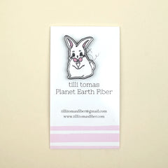 Planet Earth Bunny Needle Minder
