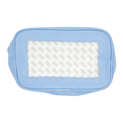 Planet Earth Self Finishing Cosmetic Bag - Light Blue