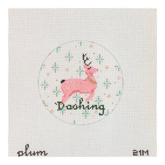The Plum Stitchery Dashing Needlepoint Canvas