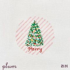 The Plum Stitchery Merry Needlepoint Canvas