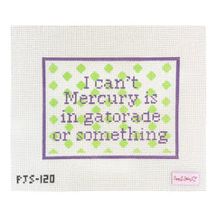 Poppy J Stitches Mercury in Gatorade Needlepoint Canvas