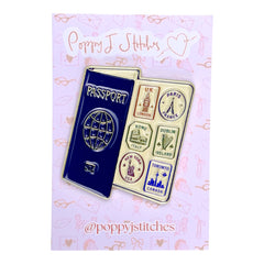 Poppy J Stitches Passport Needle Minder
