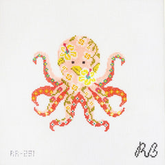 Rachel Barri Opal the Octopus Needlepoint Canvas