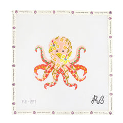 Rachel Barri Opal the Octopus Needlepoint Canvas