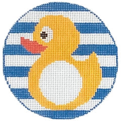 Rachel Donley Needlepoint Rubber Ducky Monogram Needlepoint Canvas