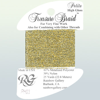 Rainbow Gallery Treasure Braid Petite High Gloss - 003 Yellow Gold