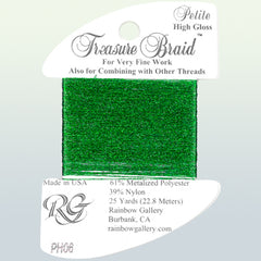 Rainbow Gallery Treasure Braid Petite High Gloss - 006 Christmas Green