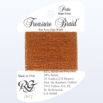 Rainbow Gallery Treasure Braid Petite High Gloss - 013 Copper