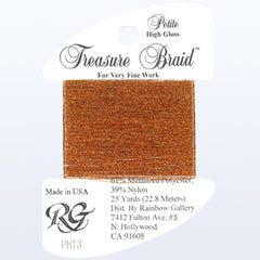 Rainbow Gallery Treasure Braid Petite High Gloss - 013 Copper