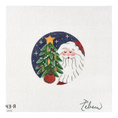 Rebecca Wood Designs Old Father Christmas Needlepoint Canvas