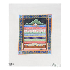 Rebecca Wood Designs Princess & The Pea Needlepoint Canvas