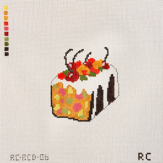 RenniCo A Fruit Cake Needlepoint Canvas