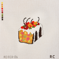 RenniCo A Fruit Cake Needlepoint Canvas