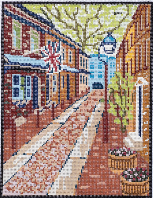 Rittenhouse Needlepoint Designs Elfreth's Alley Needlepoint Canvas