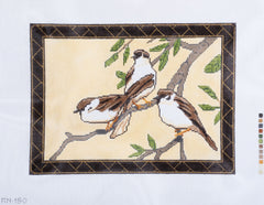 Rittenhouse Needlepoint Three Sparrows Needlepoint Canvas - 13M