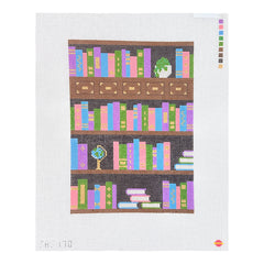 Saturnalia Stitching Bookish E-Reader Case Needlepoint Canvas