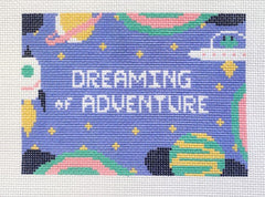 Saturnalia Stitching Dreaming Adventure Needlepoint Canvas