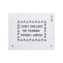 Saturnalia Stitching Founding Fathers Needlepoint Canvas