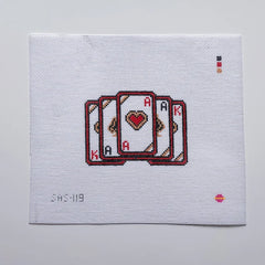 Saturnalia Stitching Full House Needlepoint Canvas