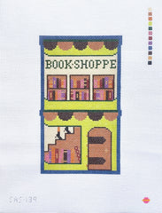 Saturnalia Stitching Halloween Village Grimoires and Goodies Needlepoint Canvas - 13M