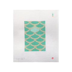 Saturnalia Stitching Mermaid Passport Needlepoint Canvas