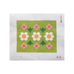 Saturnalia Stitching Nana's Favorite Flowers Needlepoint Canvas