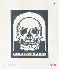 Saturnalia Stitching Needlepoint After Dark Momento Mori Needlepoint Canvas