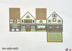 Saturnalia Stitching Nine Lives Needlepoint 3D Irish Pub Needlepoint Canvas