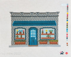 Saturnalia Stitching Nine Lives Village Needlepoint Plant Store Needlepoint Canvas