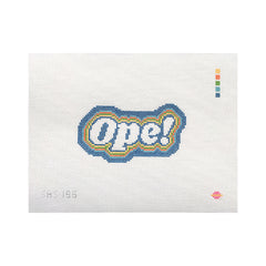 Saturnalia Stitching Ope! Needlepoint Canvas